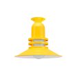 12" Cherokee, 500-Buttery Yellow, FST-Frosted Glass