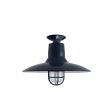 16" Dominion, 705-Navy, CGG-Standard Cast Guard, RIB-Ribbed Glass