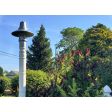 12" Aero LED Industrial Guard Post Mount, 975-Galvanized, RIB-Ribbed Glass, No Direct Burial Pole, 16W LED - 1600 Lumen, 2700K - Warm White/Soft White | Photo Courtesy of Customer