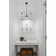 Fargo Pendant, 200-White, Cup in 100-Black, Turn Key Switch, SBK-Standard Black Cord | Photo Courtesy of Lara Anderson (@3nutshells) and Klugmann Media