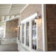 Industrial Guard Sconce, 975-Galvanized, WH-Warehouse Shade, CGG-Standard Cast Guard, Clear Glass | Photo Courtesy of Homeowner