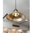 16” Outback Cord Hung Pendant, 975-Galvanized, SBK-Standard Black Cord, CGG-Standard Cast Guard in 300-Dark Green, CLR-Clear Glass | Photo Courtesy of Old Yale Brewery