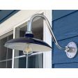 12” Sinclair, 705-Navy, G26 Gooseneck Arm in 980-Brushed Aluminum | Photo Courtesy of Homeowner
