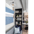 Sinclair Swing Arm Sconce, 200-White Shade & Arm Finish, CSBW-Black Cloth Cord, UK-Black Socket with Knob Switch | Photo Courtesy of CID Design Group, (@cid_designgroup), Alta Purl and Laura Sumrak (@laurasumrak)