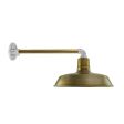 16" The Original™, 998-Natural Weathered Brass, G14 Straight Arm