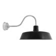 24" The Original™ LED Gooseneck, 100-Black, G22 Gooseneck Arm, 975-Galvanized