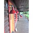 14" Wilcox LED, 400-Barn Red, G3 Gooseneck Arm
