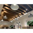 16" Wilcox Vented Cord Hung Pendant, 975-Galvanized, Narrow Slot Vent, SBK-Standard Black Cord
