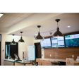 14" Wilcox LED, 150-Porcelain Black, SBK-Standard Black Cord