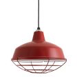16" Avalon, 400-Barn Red, Wire Cage, SBK-Standard Black Cord