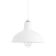 14" Dino Nautical LED, 200-White, WGG-Wire Guard, RIB-Ribbed Glass, CSW-White Cloth Cord