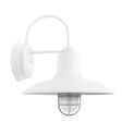 16" Dominion Sconce, 200-White, CGG-Standard Cast Guard, 975-Galvanized, FST-Frosted Glass