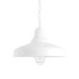 16" Union Nautical LED Chain, 200-White, WGG-Wire Guard, RIB-Ribbed Glass, CSW-White Cloth Cord