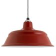 17" Bomber, 400-Barn Red, CSBW-Black & White Cloth Cord