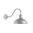 14" Dino LED, 975-Galvanized, G15 Gooseneck Arm