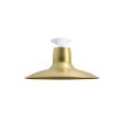 16" Dominion, 997-Natural Raw Brass, Mounting in 200-White