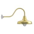 16" Union Nautical LED, 997-Natural Raw Brass, TGG-Heavy Duty Cast Guard, 975-Galvanized, FST-Frosted Glass