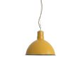14" Wilcox Studio Light, 550-Porcelain Yellow, CSBG-Black & Gold Cloth Cord