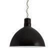 20" Wilcox, 100-Black, Mounting in 975-Galvanized, CSBG-Black & Gold Cloth Cord