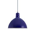 20" Wilcox LED, 750-Porcelain Cobalt Blue, Royal Blue Cloth Cord