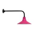 16" Aero, 490-Magenta, Circle Vents, G8 Gooseneck Arm, 100-Black
