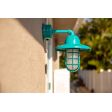 Industrial Guard LED Sconce, 390-Teal, Warehouse Shade, Frosted Glass | Photo Courtesy of Homeowner