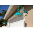 16" Outback LED, 390-Teal, G22 Arm, CGG-Standard Guard, 100-Black FST-Frosted Glass | Photo Courtesy of Homeowner