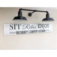 The Original™ Dual Arm Sign Light, 100-Black, 12" Arm, 100-Black | Photo Courtesy of Homeowner