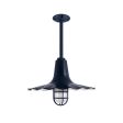 16" Seaside Nautical LED, 705-Navy, CGG-Standard Cast Guard, FST-Frosted Glass