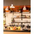 Drum Schoolhouse, Opaque Glass, 480-Blush Pink, Four Painted Band, 100-Black | Photo Courtesy of The Lede