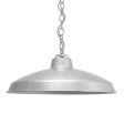 16" Marathon LED, 975-Galvanized, CMG-Grey Cloth Cord