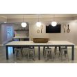 12" Glass Ball Pendant, Opaque Glass, 975-Galvanized, SBK-Standard Black Cord | Photo Courtesy of Homeowner