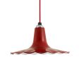 16" Seaside LED, 400-Barn Red, CRD-Red Cloth Cord