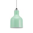 Tuscany Pendant Light, 311-Jadite, CMG-Grey Cloth Cord