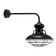 16" Laramie LED, 100-Black, Wire Cage, G6 Gooseneck Arm