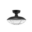 14" Sinclair LED, 100-Black, Wire Cage, 975-Galvanized