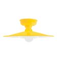 15" Conoco LED, 500-Buttery Yellow, Domed Lens