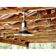 14" Cherokee LED, 975-Galvanized, 6" Stem, Clear Glass | Customer Submission
