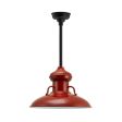 16" Laramie LED, 400-Barn Red, Mounting in 100-Black