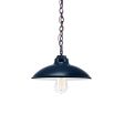 10" Sinclair, 705-Navy, CRZ-Red Chevron Cord, Nostalgic Edison-Style 1910 Era 60 Watt Light Bulb