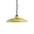12" Sinclair LED, 997-Natural Raw Brass, Mounting in 100-Black, CSBG-Black & Gold Cloth Cord