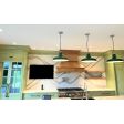 16" Union, 307-Emerald Green, Standard Black Cord, 18" Cable Cord | Photo Courtesy of LDD Interiors