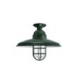 12" Bridgeport, 300-Dark Green, CGG-Standard Cast Guard, RIB-Ribbed Glass