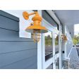 12" Laramie Nautical LED Gooseneck, 570-Sunflower, G3 Arm, Standard Cast Guard, Clear Glass | Customer Submission
