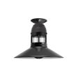 14" Wallaby LED, 100-Black, With Cap Option, CLR-Clear Glass