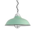 18" Chicago, 355-Porcelain Jadite, CGG-Standard Cast Guard, 975-Galvanized, RIB-Ribbed Glass, CSB-Black Cloth Cord
