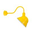 14" Emblem LED, 500-Buttery Yellow, G22 Gooseneck Arm
