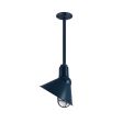 12" Fire Chief Nautical LED, 705-Navy, CGG-Standard Cast Guard, FST-Frosted Glass
