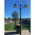 16" Avalon LED, 100-Black, Wire Cage, 975-Galvanized, 10' Fluted Pole, 100-Black, Flat Lens | Customer Submission