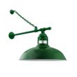 20" Outback, 307-Emerald Green, FST-Frosted Glass, G65 Gooseneck Arm